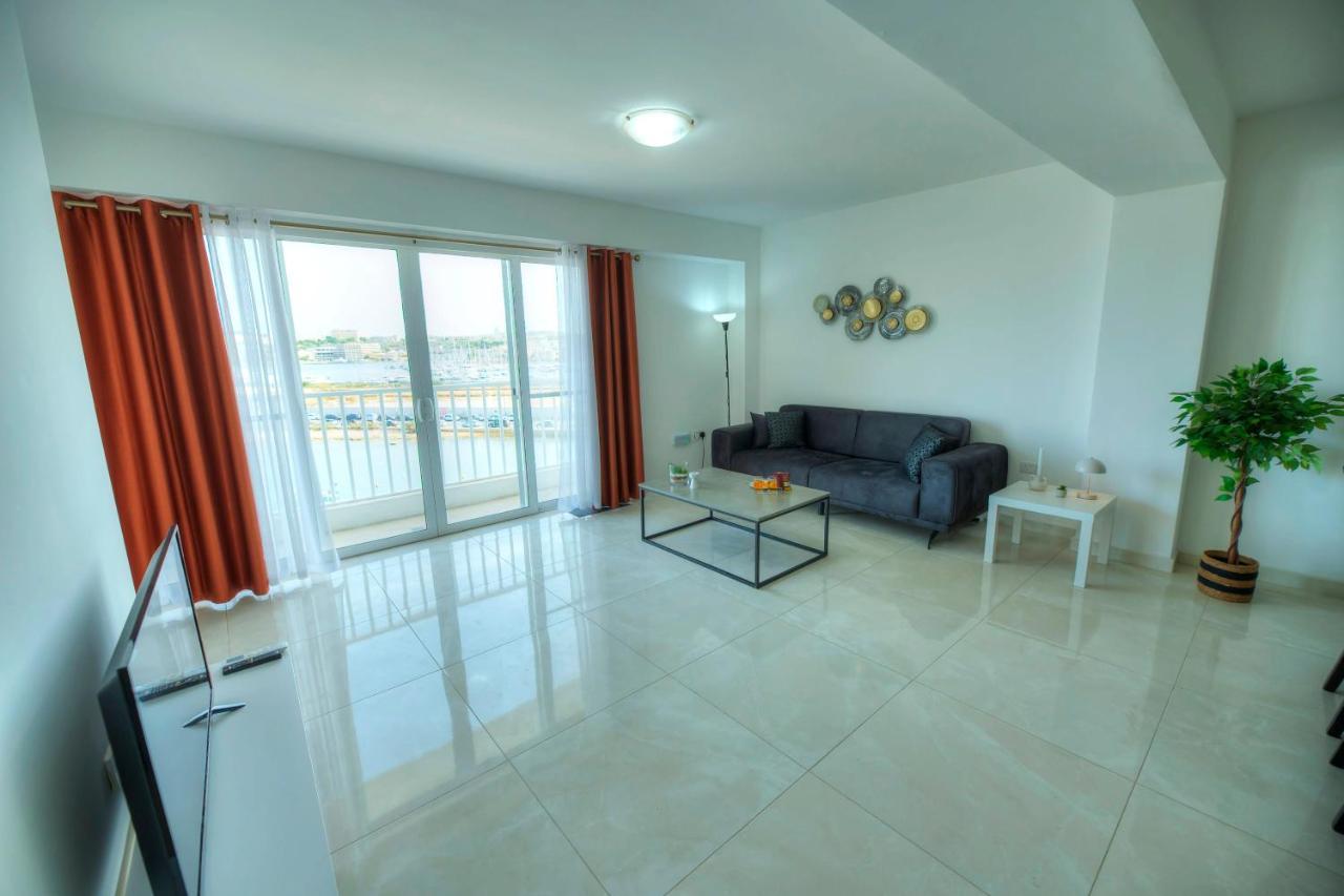 Bright & Modern 2Bedrooms With Sea Views Gogzr-2 Gzira Eksteriør bilde